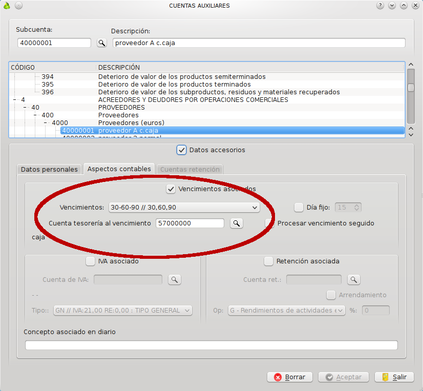 Selec. vtos.