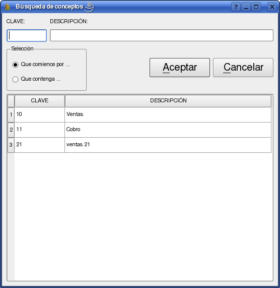 Búsqueda de conceptos