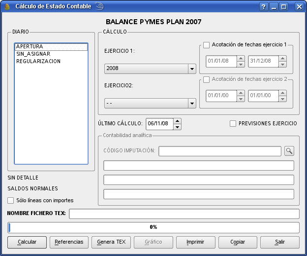 calculo de estado contable