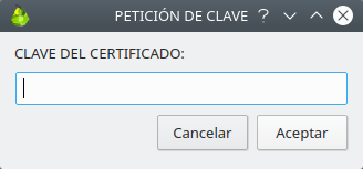 Clave certificado digital
