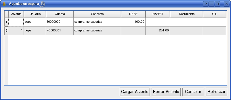 Apuntes en espera