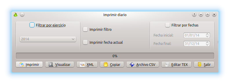 Imprime diario