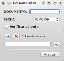 Datos adicionales IVA