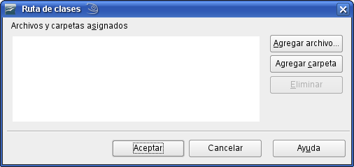 Ruta de clases java ooo